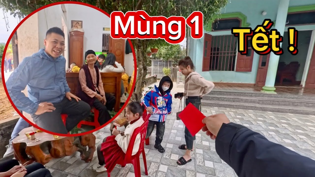 Tết Quê | Mùng 1 Tết Sum Vầy Bên Gia Đình Và Người Thân | GIA ĐÌNH HUY ANH