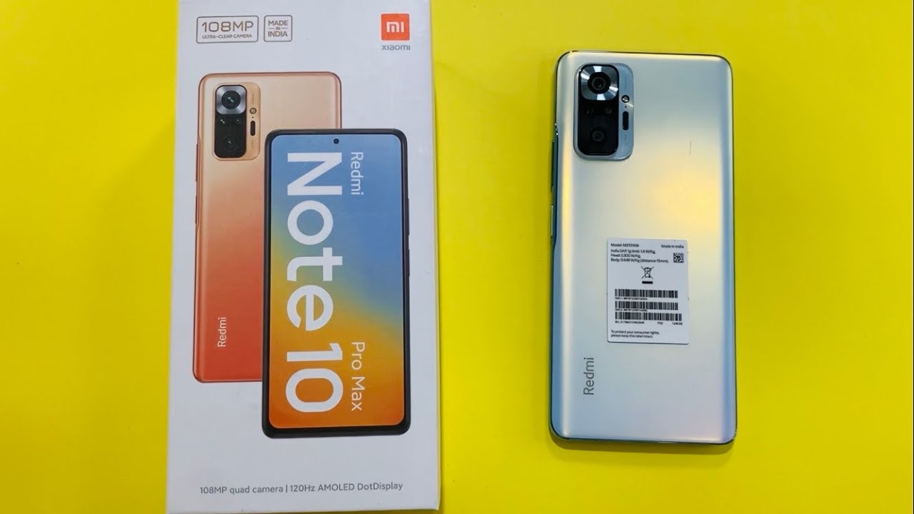Распаковка и первые впечатления от Xiaomi Redmi Note 10 Pro Max