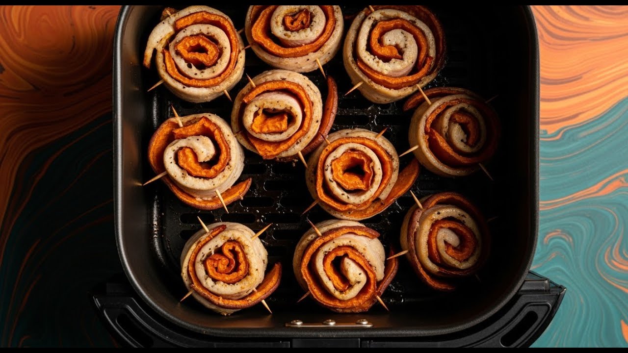 I Made Sweet Potato Chips & Chicken Together… WOW 🤯