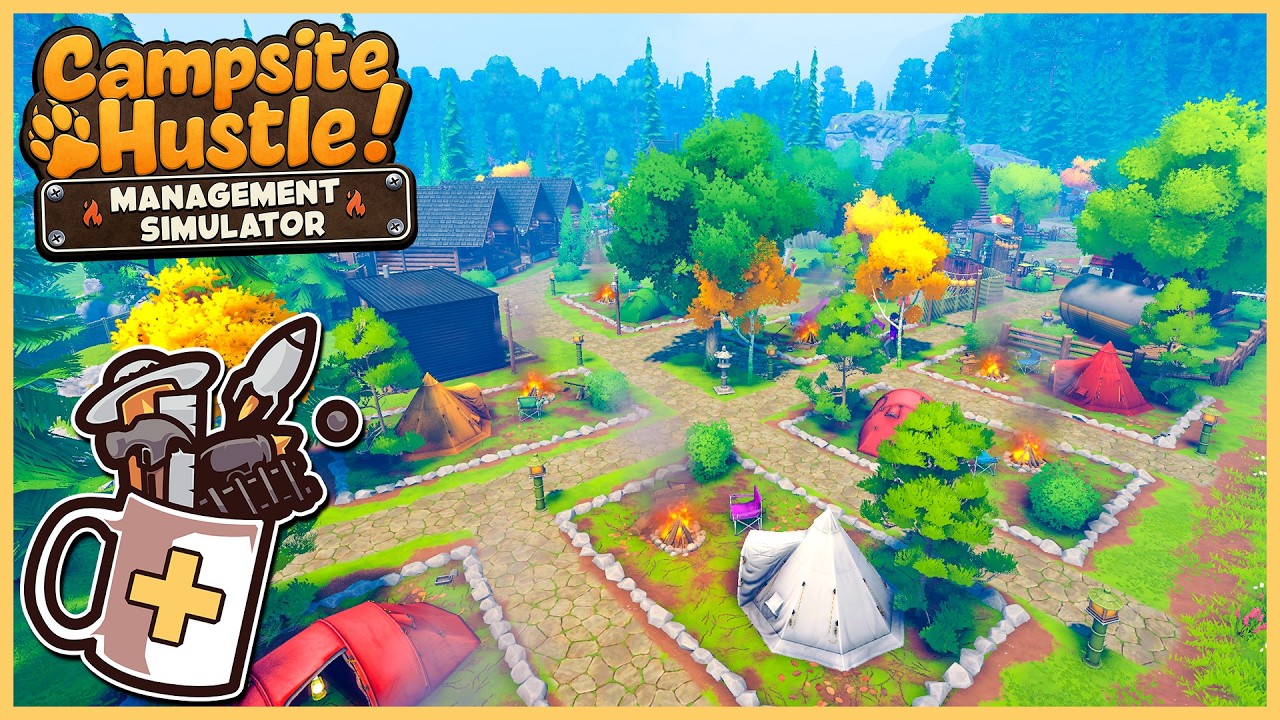 Building & Selling for Outdoor Adventure in... | Campsite Hustle! - Management Simulator