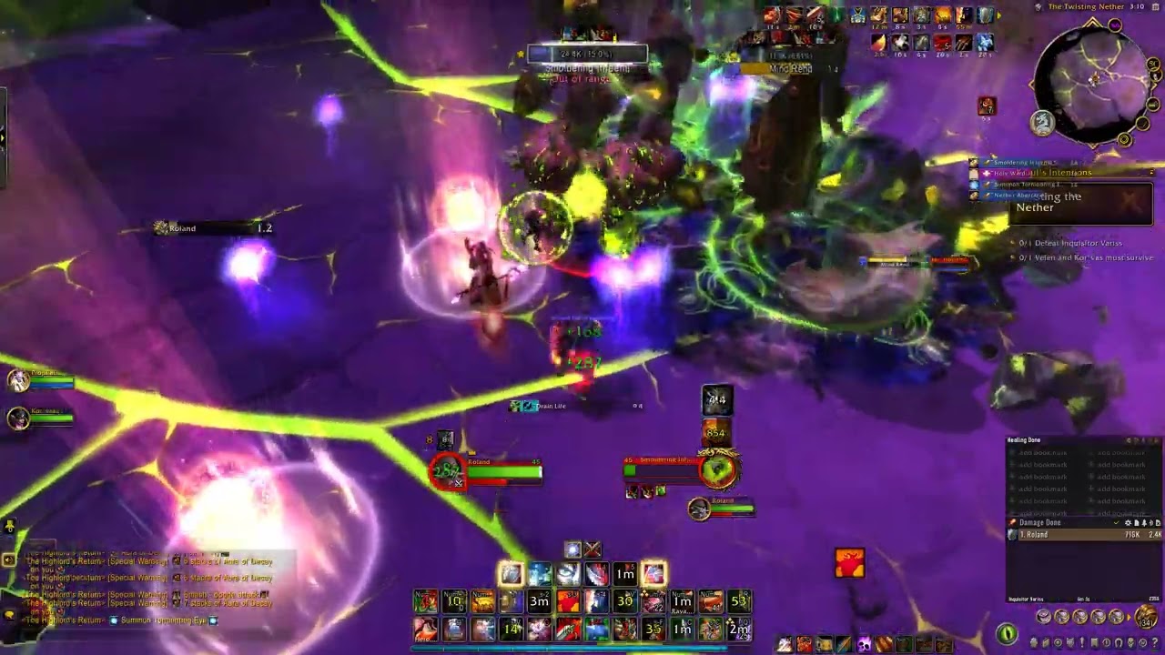 World of Warcraft Protection Warrior Mage Tower- The Highlord's Return