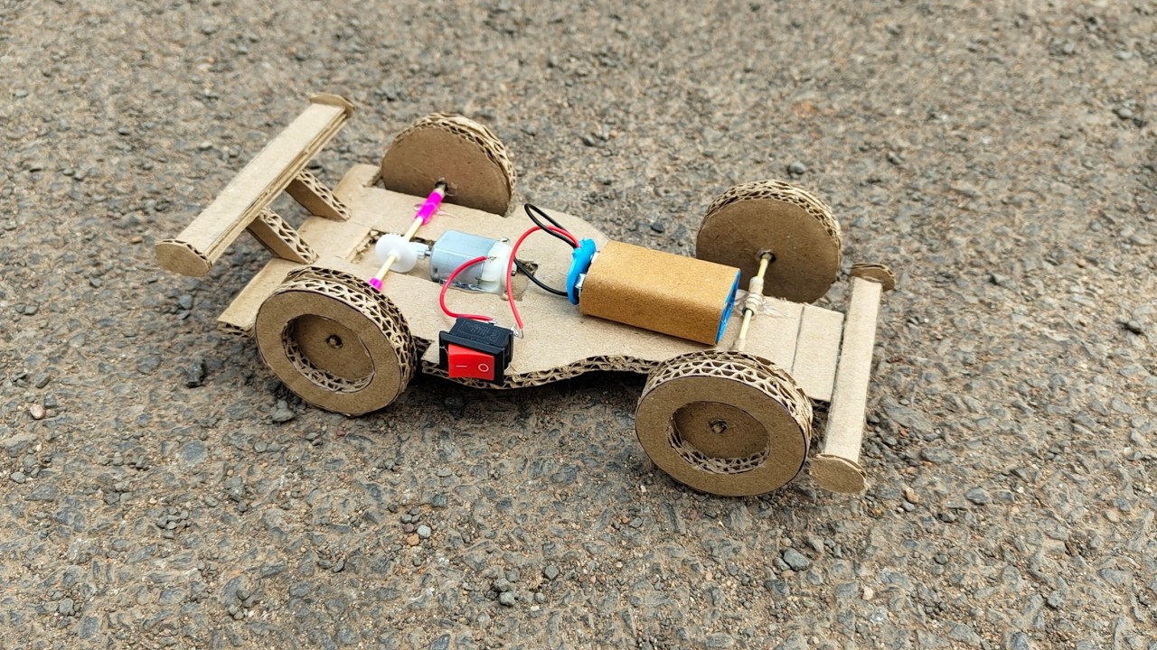 Make A Cardboard Sports Car At Home | DIY CAR