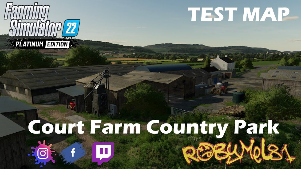 Court Farm Country Park ➤ TEST MAP (Solo Pc) ➤ FARMING SIMULATOR 22