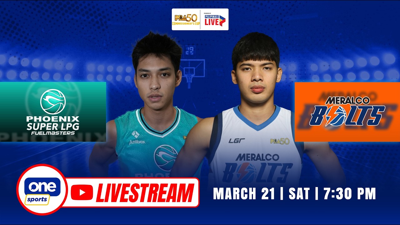 LIVE: PHOENIX vs. MERALCO | PBA 50 COMMISSIONER&rsquo;S CUP | MARCH 21, 2026