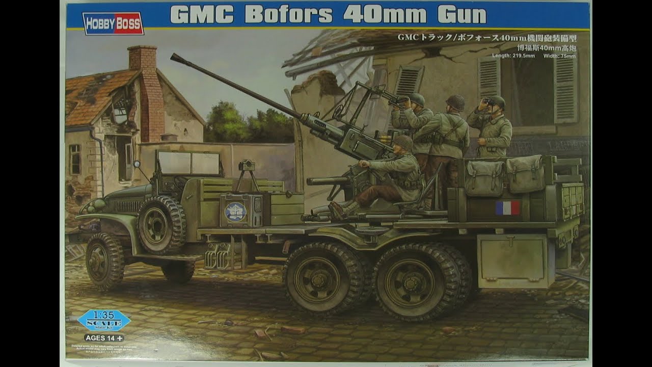 Back in Time: 1/35 GMC 6x6 with 40mm Flak, Hobby Boss
