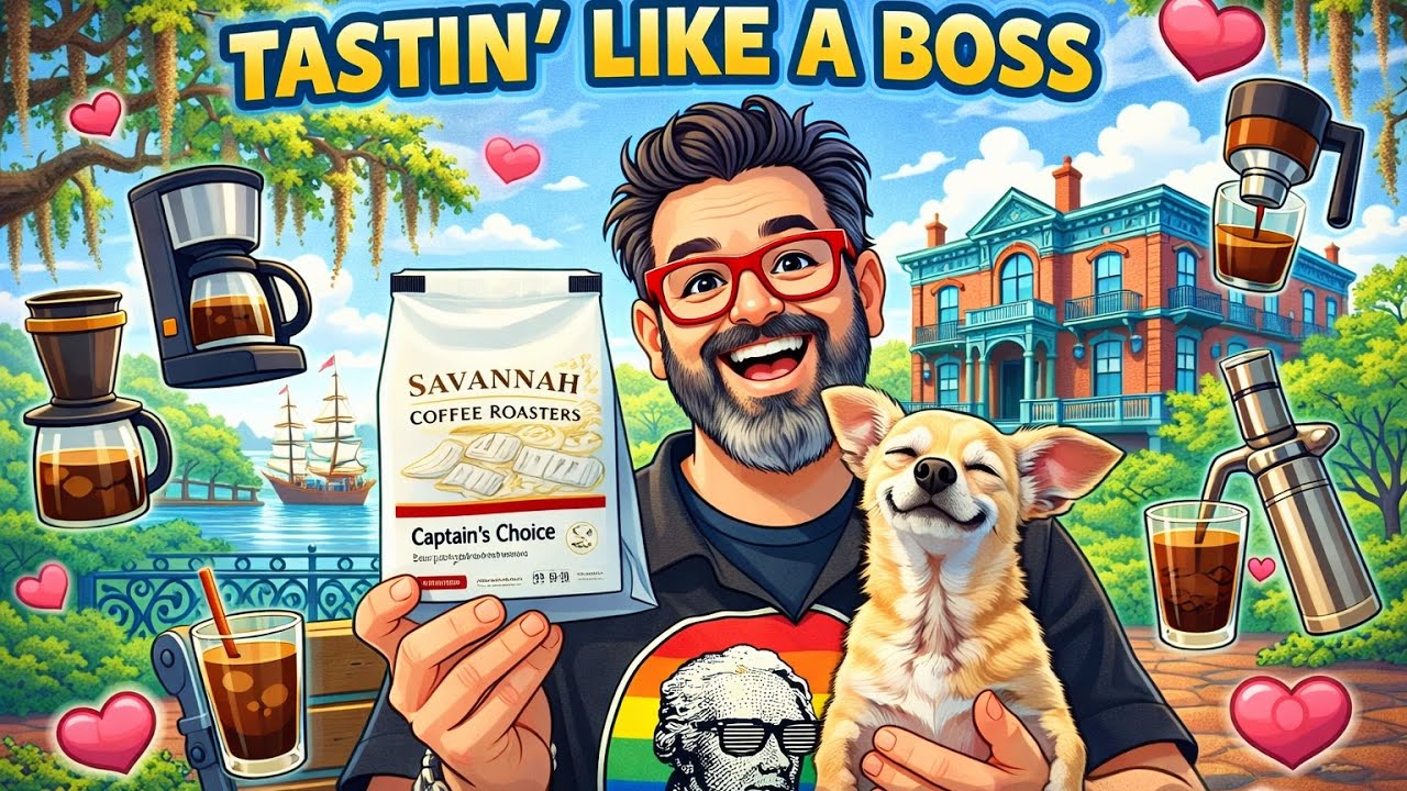 Tastin’ Like A Boss: “Captain’s Choice” by Savannah Coffee Roasters.  4-Way Coffee Review.