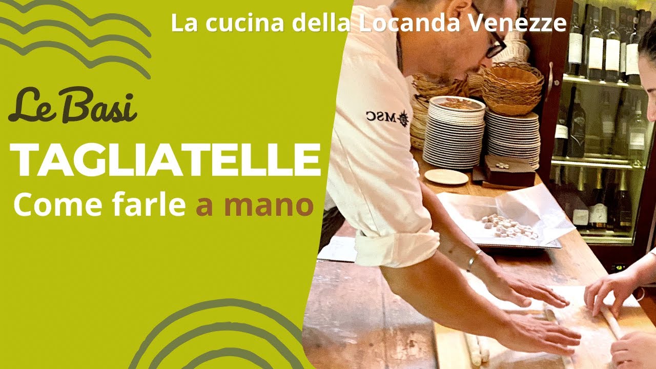 Le tagliatelle alla farina di farro fatte in casa dallo chef Simone Pinato