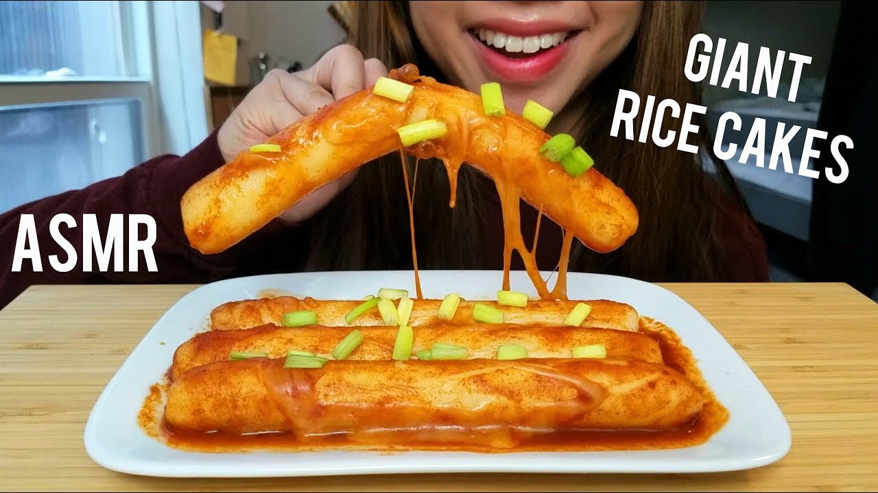 ASMR GIANT TTEOKBOKKI | Giant Spicy Rice Cakes | Eating Sounds | No Talking