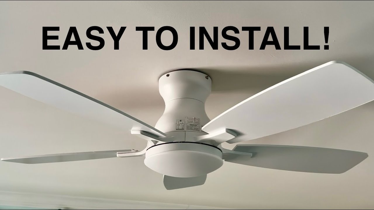 Ceiling Fan Install | Replace Light Fixture Step-by-Step