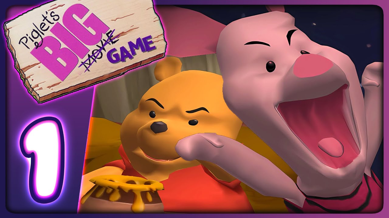 Прохождение игры «Большая игра Пятачка». Часть 1 (PS2) 100% Мечта Пуха [4K]