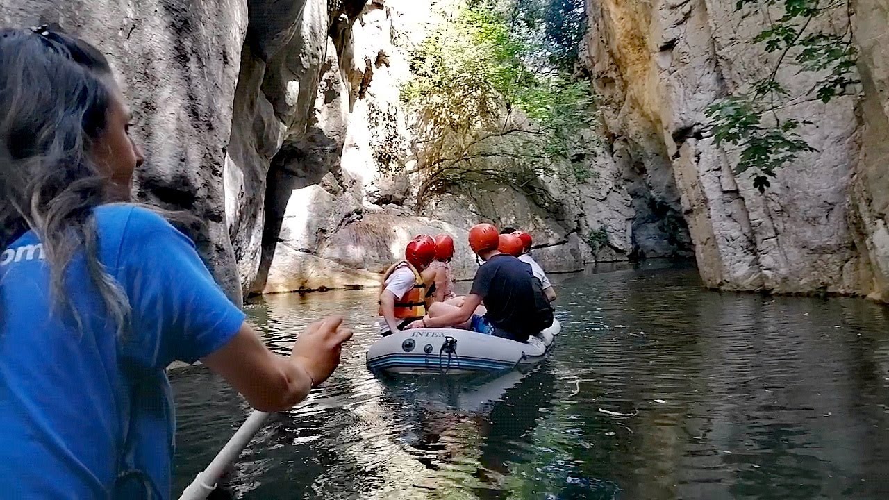 Escursione alle Gole di Tiberio in gommone, San Mauro Castelverde PA- Video Innuso