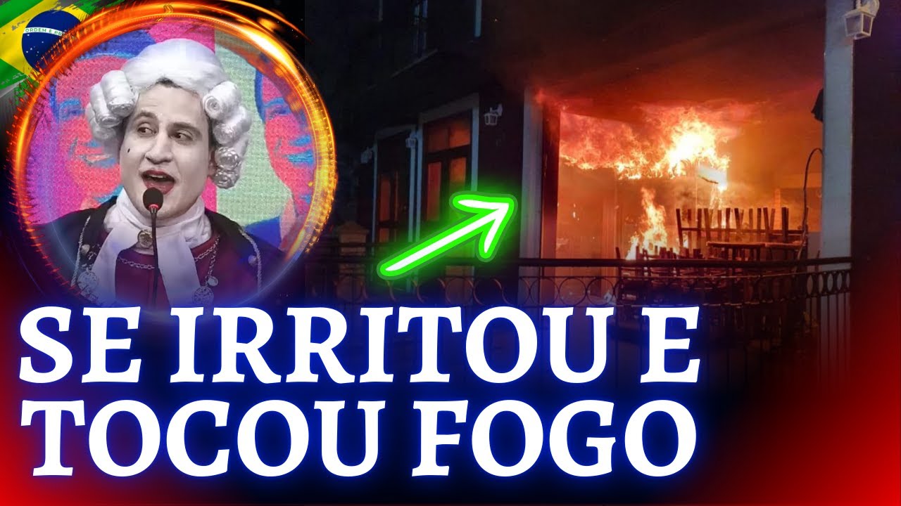 Pavinatto se irrita com Garçom e toca fogo em restaurante 