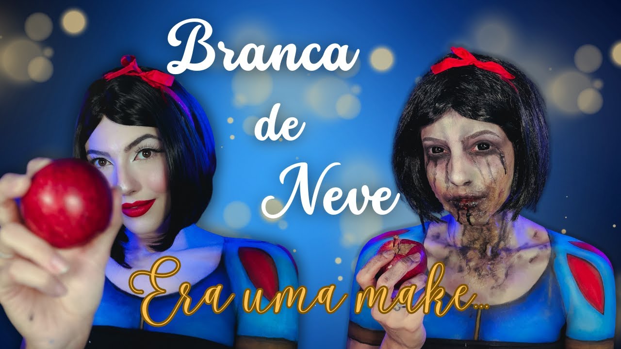 BRANCA DE NEVE ENVENENADA (ESPECIAL HALLOWEEN) | ERA UMA MAKE...