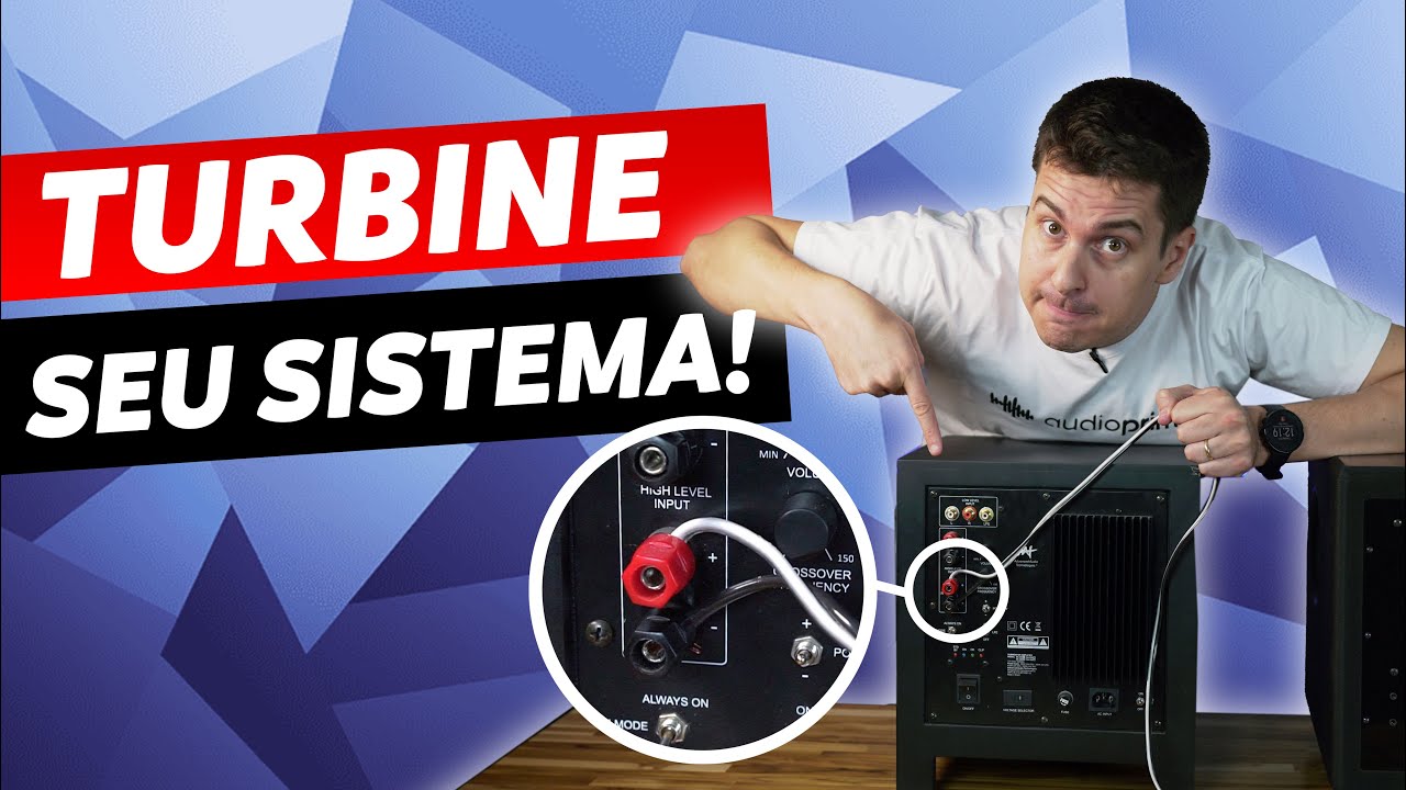 JEITO CERTO DE USAR A ENTRADA HIGH LEVEL NO SUBWOOFER PRA ZONA 2 | AUDIO PRIME