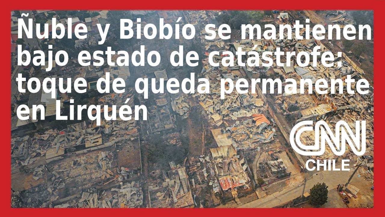 Incendios Región del Biobío y Ñuble: alerta por foco en Tomé y toque de queda permanente en Lirquén