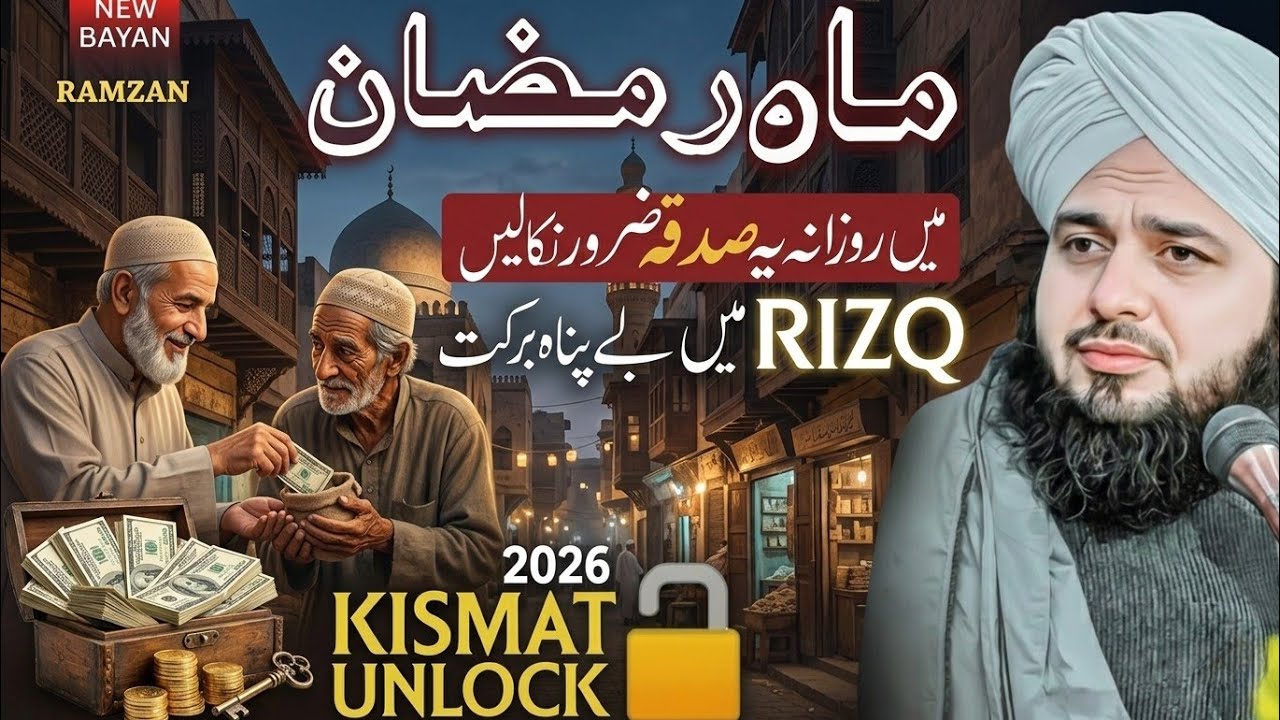 🌙 Ramzan Mein Yeh Sadqa Zaroor Karein | Rizq Mein Barkat Ka Raaz | Peer Ajmal Raza Qadri Bayan 