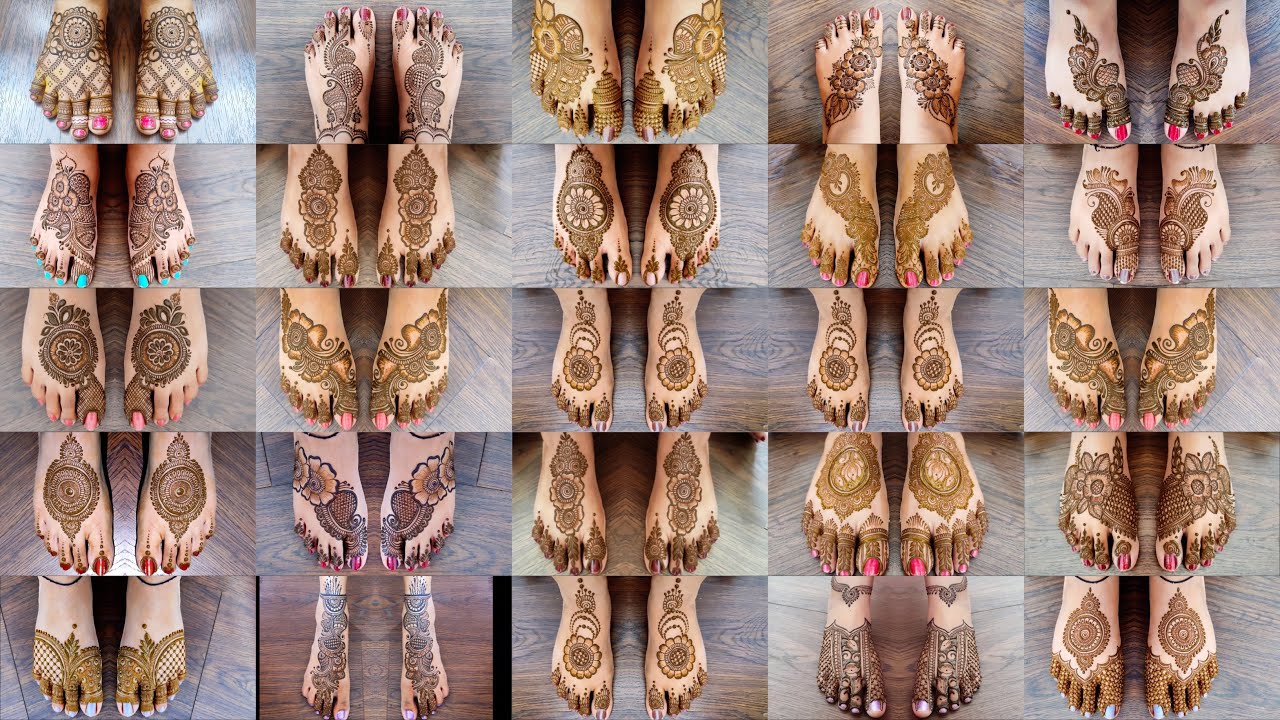 Top 50 foot mehndi design || Feet Mehandi design ||leg mehndi simple ||chhath Pooja mehndi.