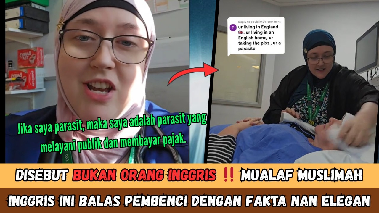 VIRAL ‼️ Dihina “Parasit” Karena Hijab, Jawaban Mualaf Inggris Ini Bikin Pembenci Terdiam!
