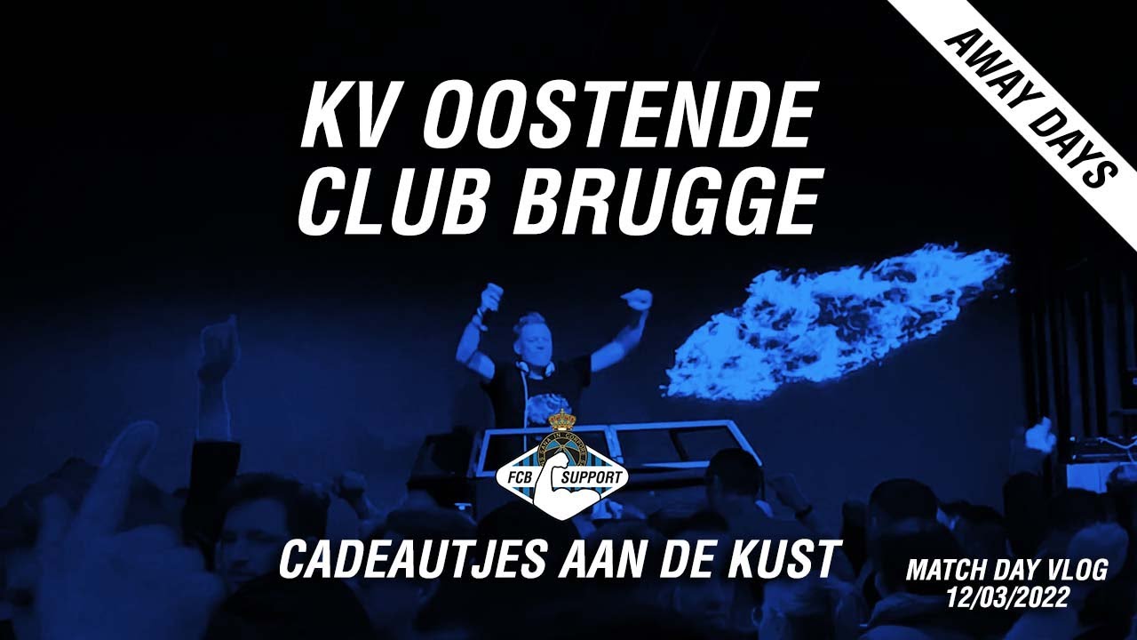 KV Oostende - Club Brugge: Match Day Vlog 12/03/22 - cadeautjes aan de kust