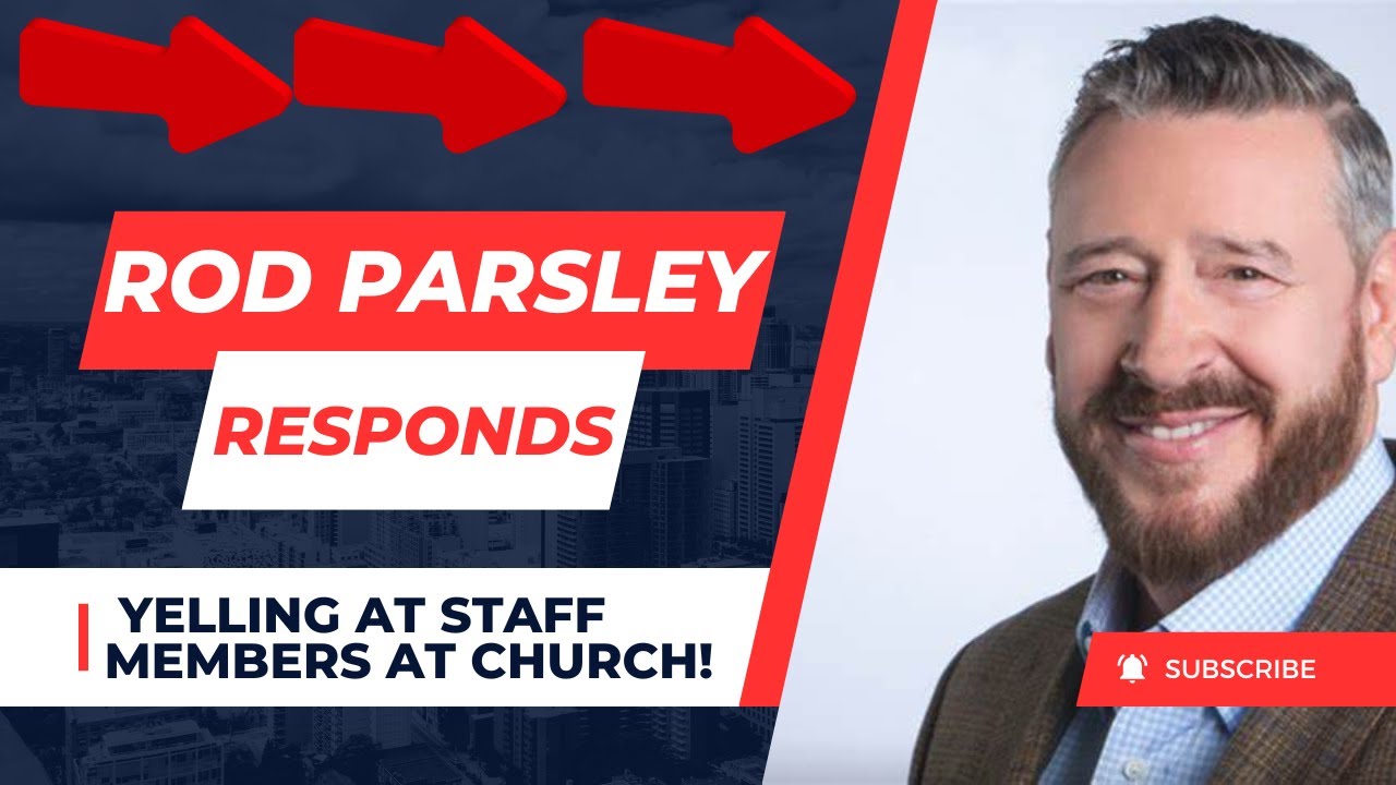 Rod Parsley Responds To Video Showing Him Yelling At Church Staff!