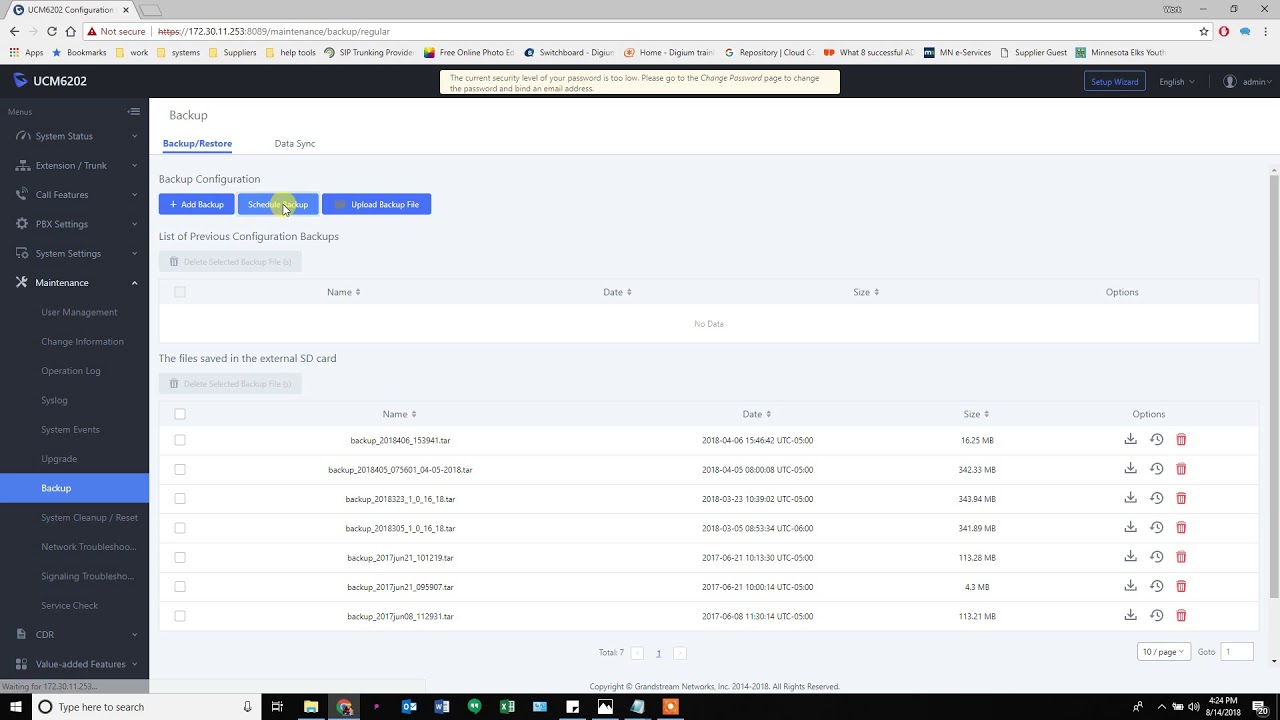UCM 6xxx Fine Tuning