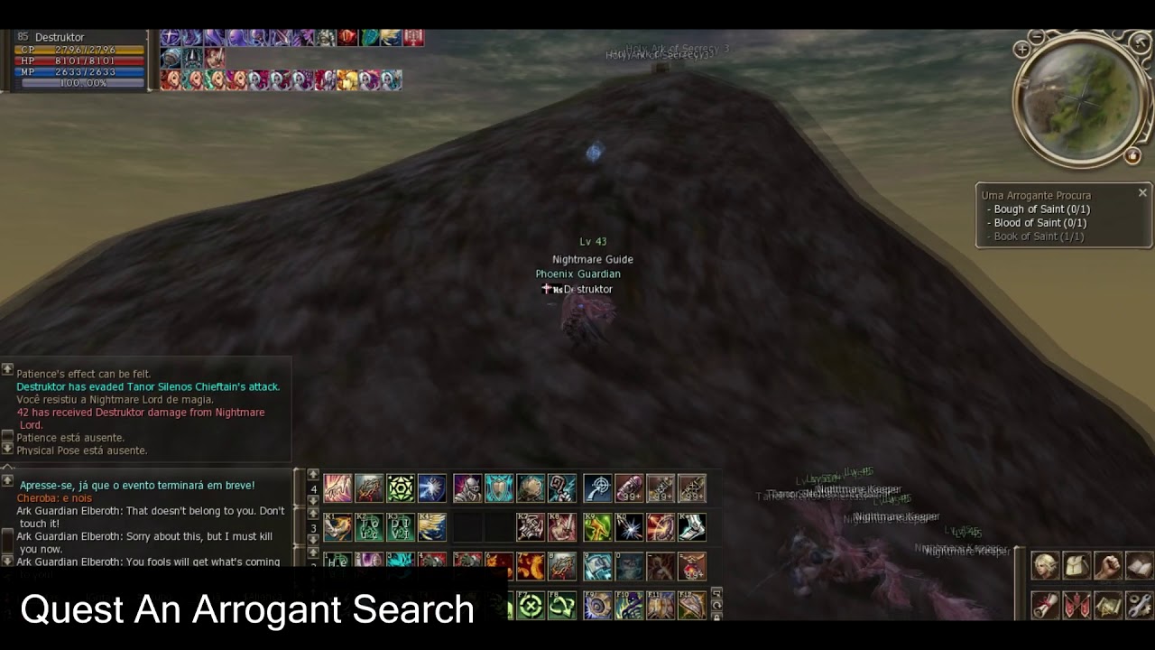 Quest Baium – An Arrogant Search