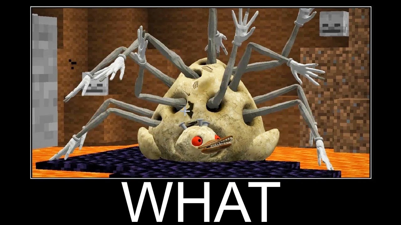 Giant Scary SoulHunter in Minecraft wait what meme part 106 (gameplay) at 3:00 Fnaf minecraft