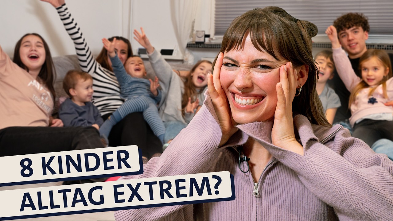 Liebe, Lärm und Chaos? So wild ist das Leben in einer Großfamilie