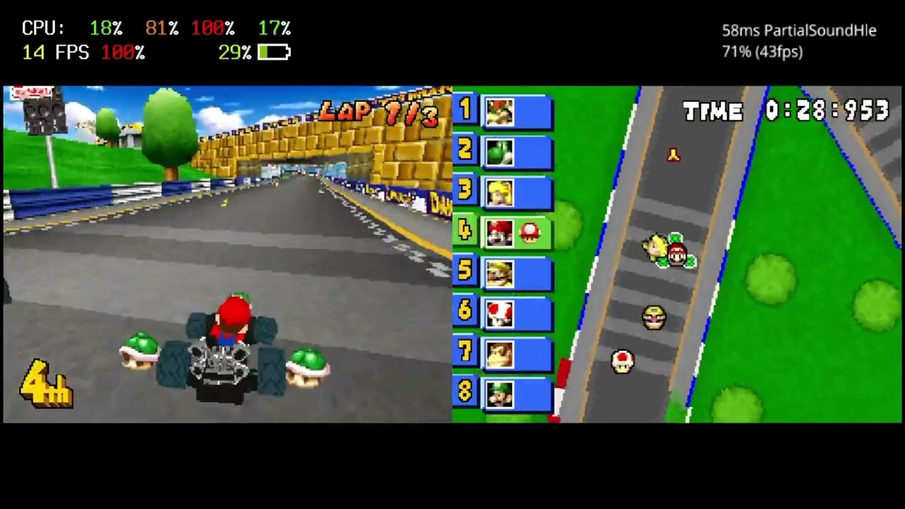 DSVita 0.6.0 Mario Kart