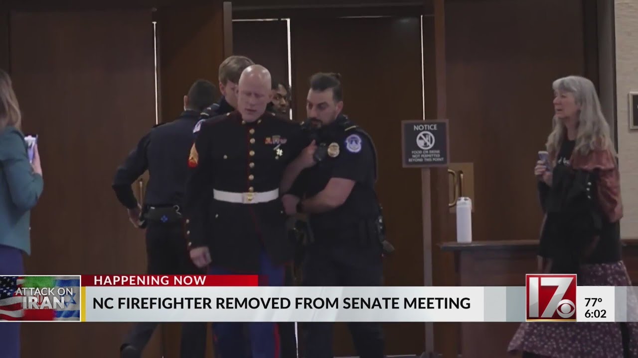 Raleigh firefighter removed from U.S. Senate hearing