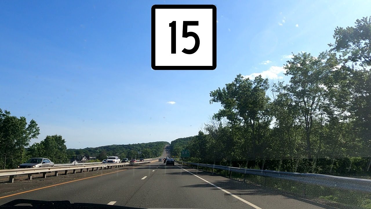 ⁴ᴷ⁶⁰ Driving Wilbur Cross Parkway (Connecticut Route 15) from North Haven, CT to New Haven, CT