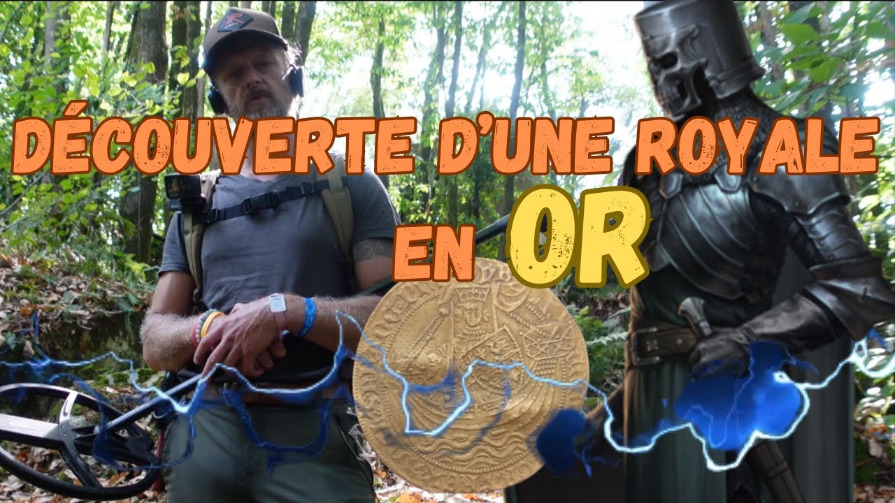 Металлоискатель: средневековая золотая монета! Мой друг нашёл «золотой дворянин»