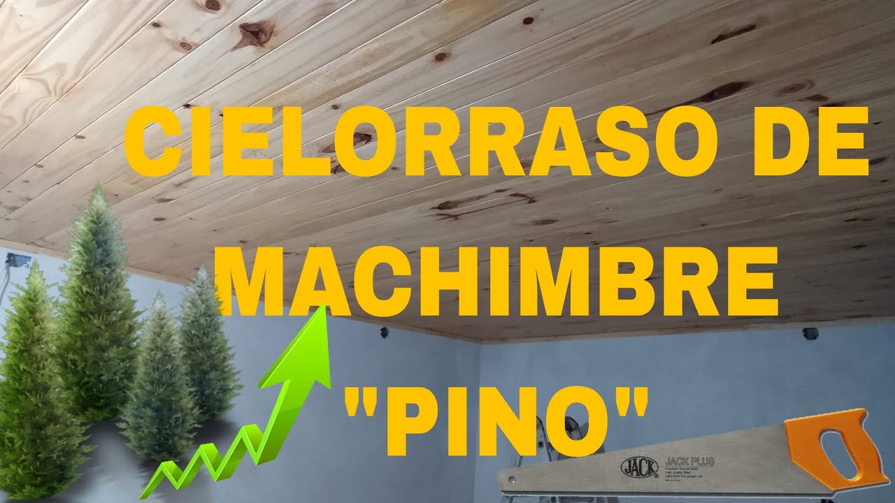 ¿CÓMO COLOCAR CIELORRASO DE MACHIMBRE?- PINO- CORTE DE CORNISA Y ESQUINAS.