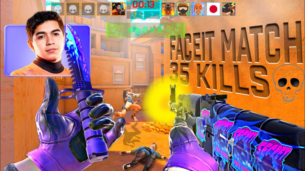 STANDOFF 2 | AMAZING 35 KILLS 🤯| FULL FACEIT MATCH GAMEPLAY | ROG PHONE 8 PRO
