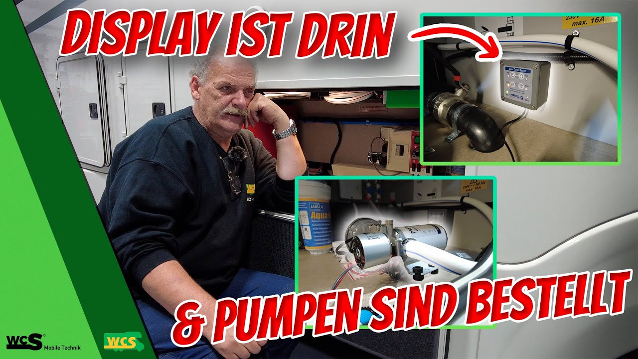 Pumpendisplay ist drin & Pumpen sind bestellt | WCS Goch