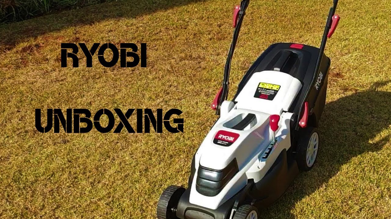 Ryobi 1600W Lawnmower Unboxing
