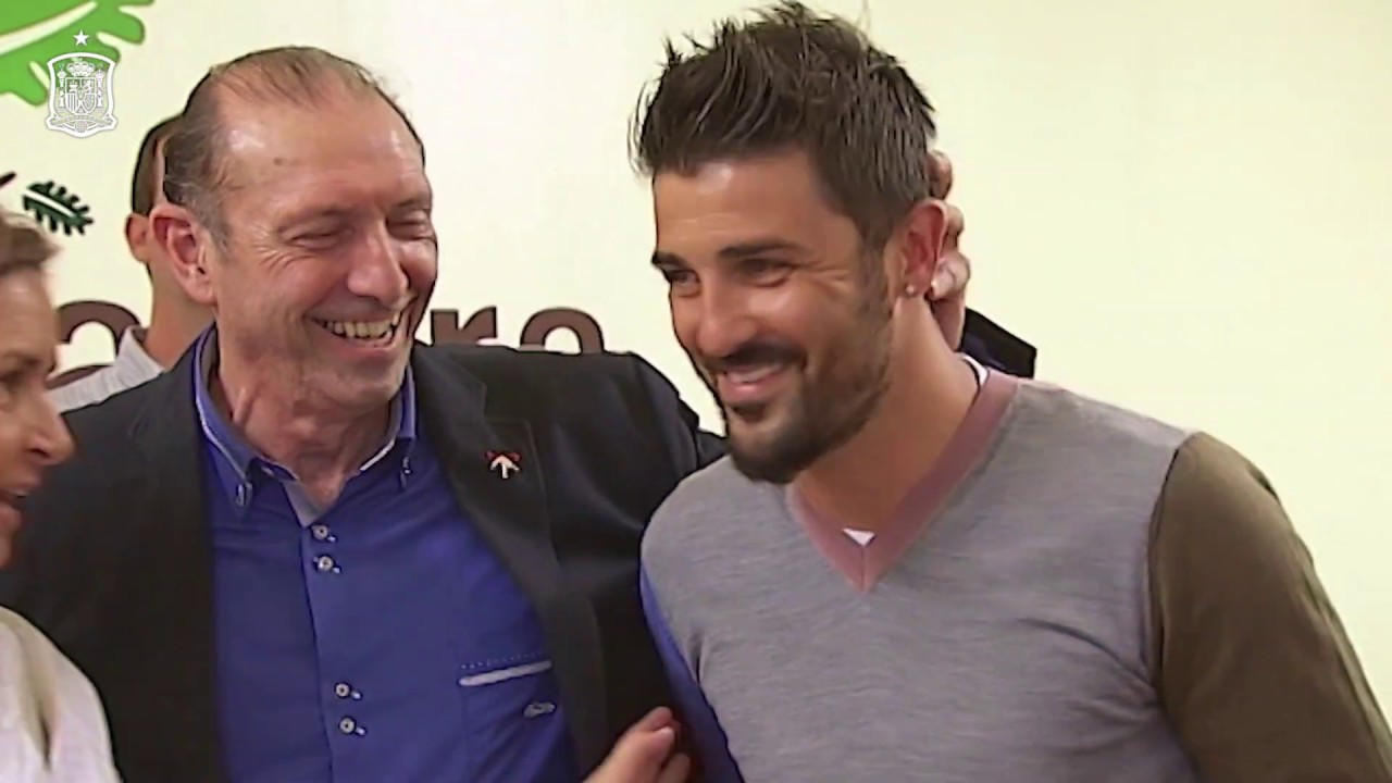 David Villa, sobre Quini antes del homenaje en El Molinón con motivo de la visita de España