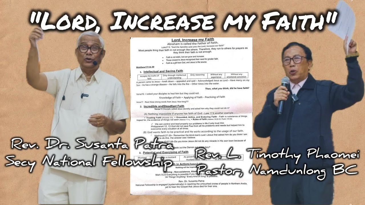 Lord, Increase my Faith | Luke 17: 5 | Rev. Dr. Susanta Patra | Sunday Morning Sermon| 8th Feb, 2026