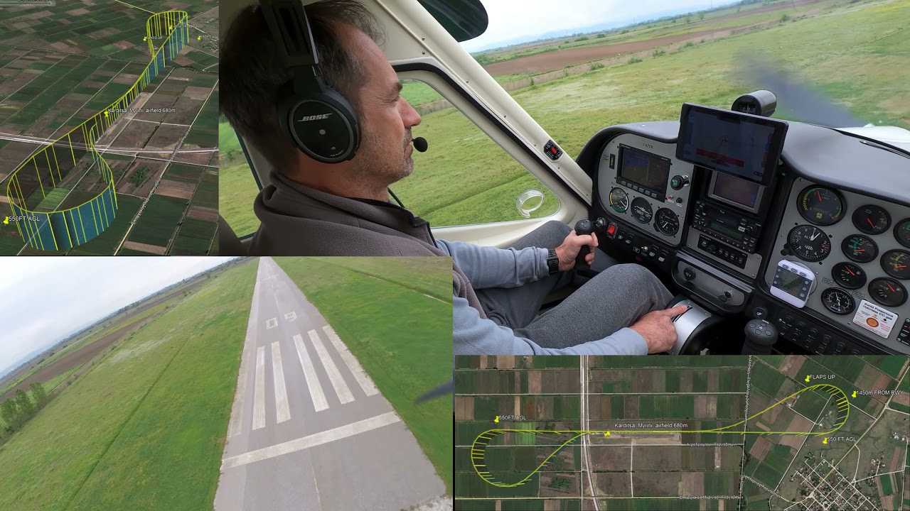 THE imPOSSIBLE TURN 550ft - ENGINE FAILURE TRAINING - TECNAM P92 EAGLET