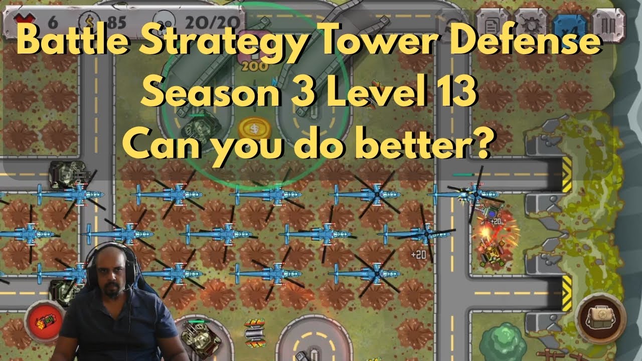 Battle Strategy Tower Defense  Season 3 Level 13 Pass through lol
