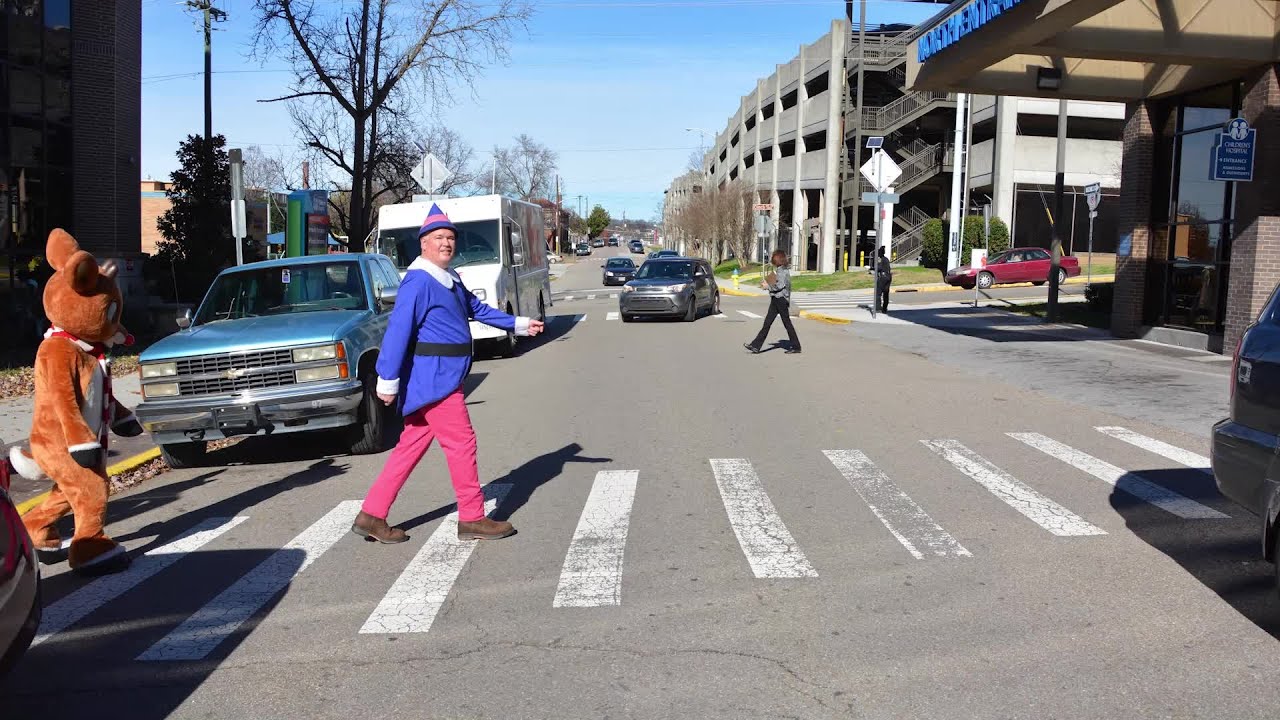 Rudolph & Friends visit East Tennessee Children's Hospital