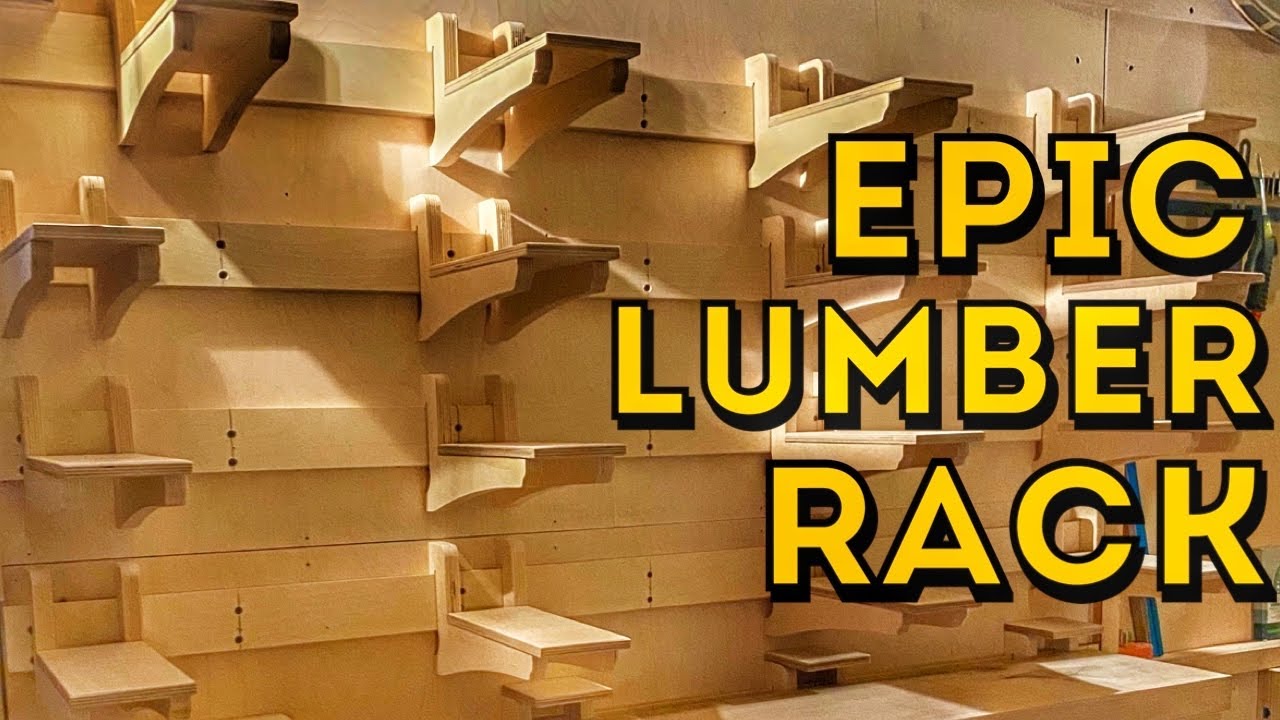 French Cleat Lumber Storage Rack