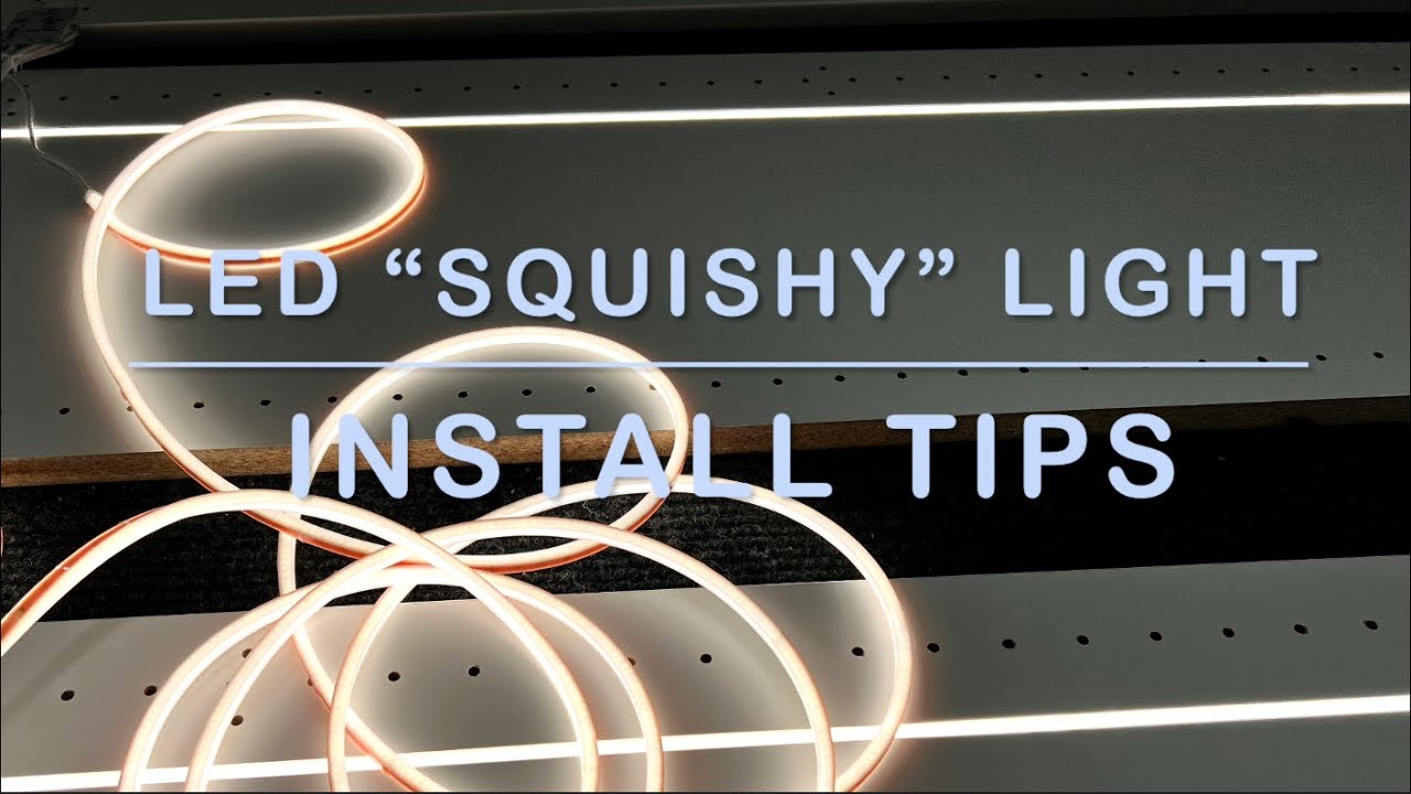 How to Install LED “Squishy” Lights Into Closet Panels