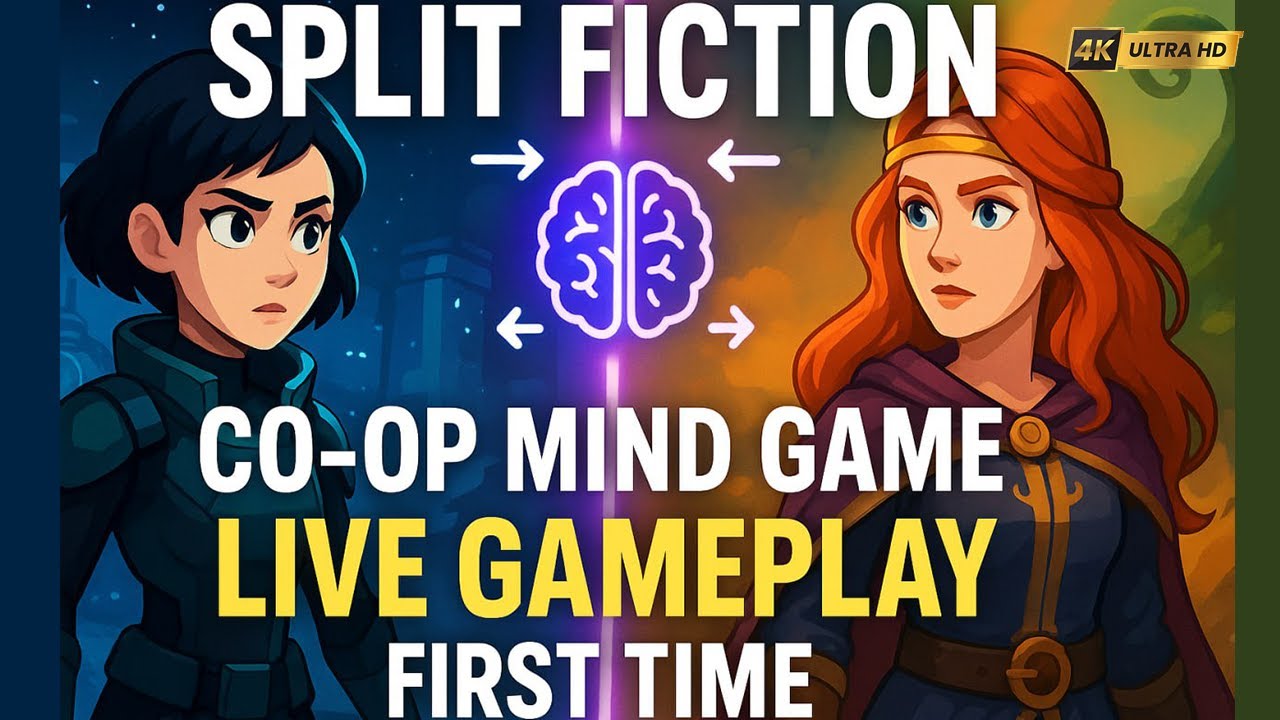 Trying Split Fiction for the First Time – Co-op Mind Game! Live Gameplay