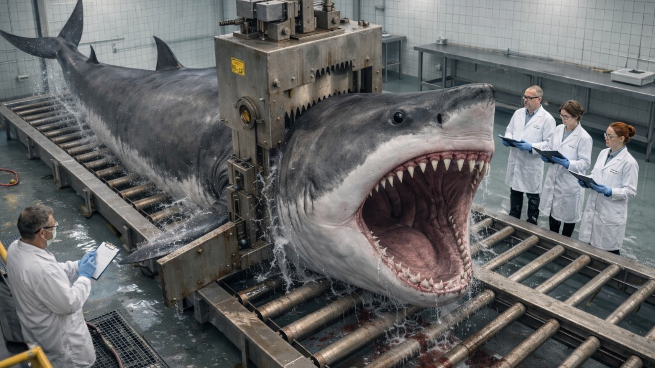 Inside the Megalodon Shark Bone Factory - How Museum Megalodons Are Made