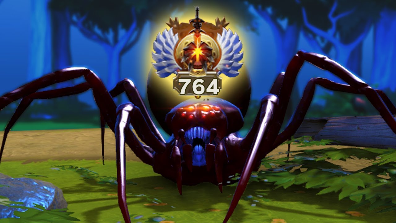 700 Rank Play on BROODMOTHER [Dota 2 Gameplay] 7.36b