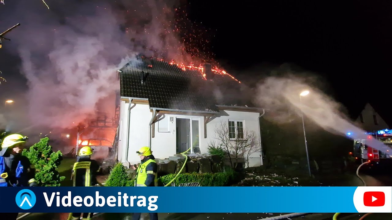 Verheerender Großbrand zerstört zwei Häuser