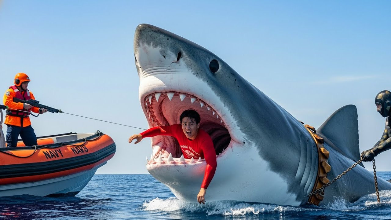 U.S. Coast Guard Faces Giant Mutant Shark During High-Risk Rescue Mission
