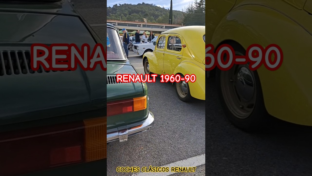 ✅️Los Renault cl&aacute;sicos del pasado 1960-90. Los coches de antes. #renaultclassic #automobile