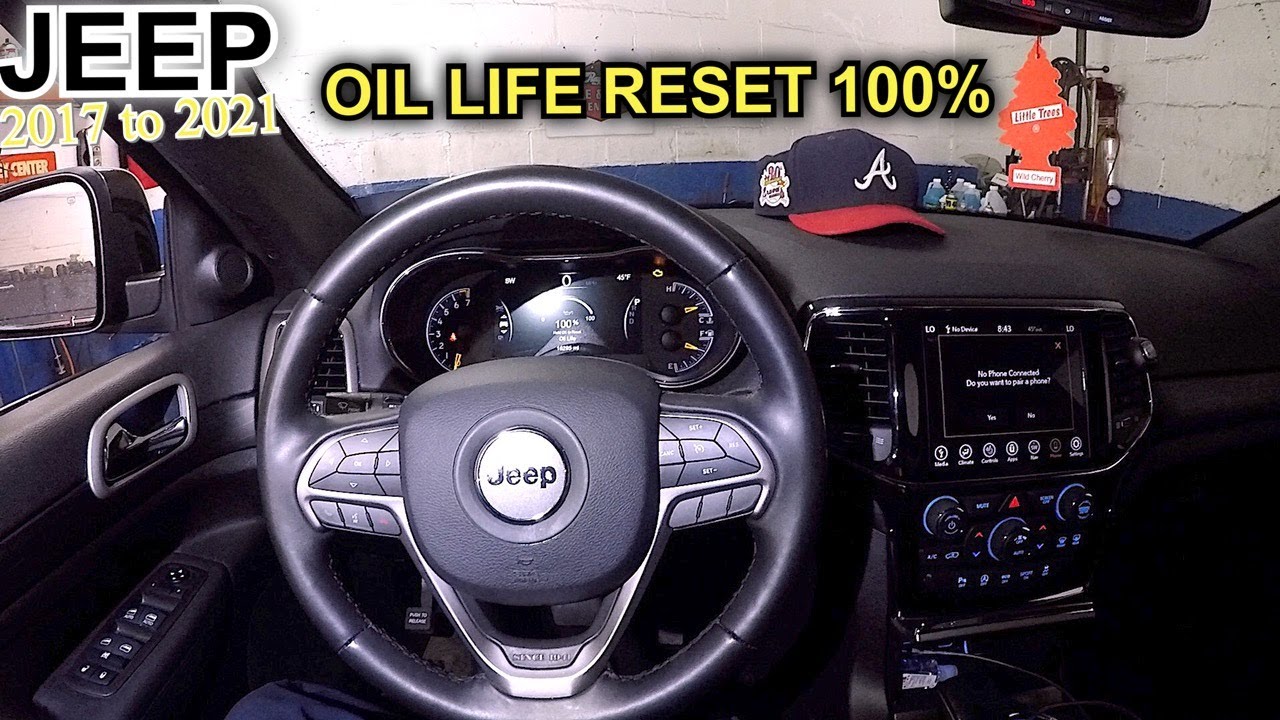 How to reset oil life on Jeep Grand Cherokee 2020